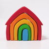 Maisons empilables multicolores 5 morceaux - Grimm’s