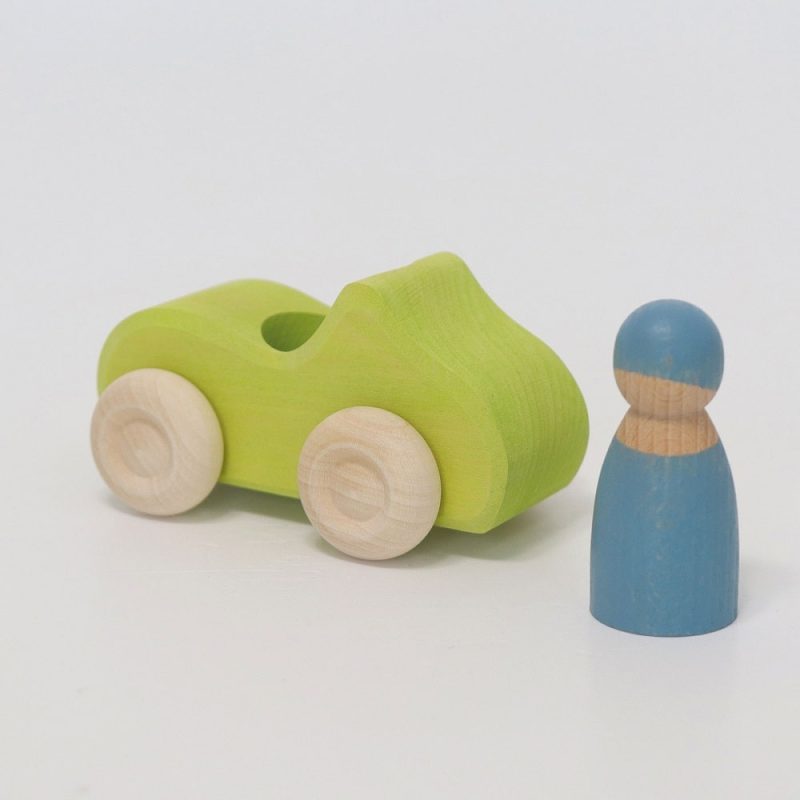 Voiture verte et son personnage bleu  - Grimm's - Image 2