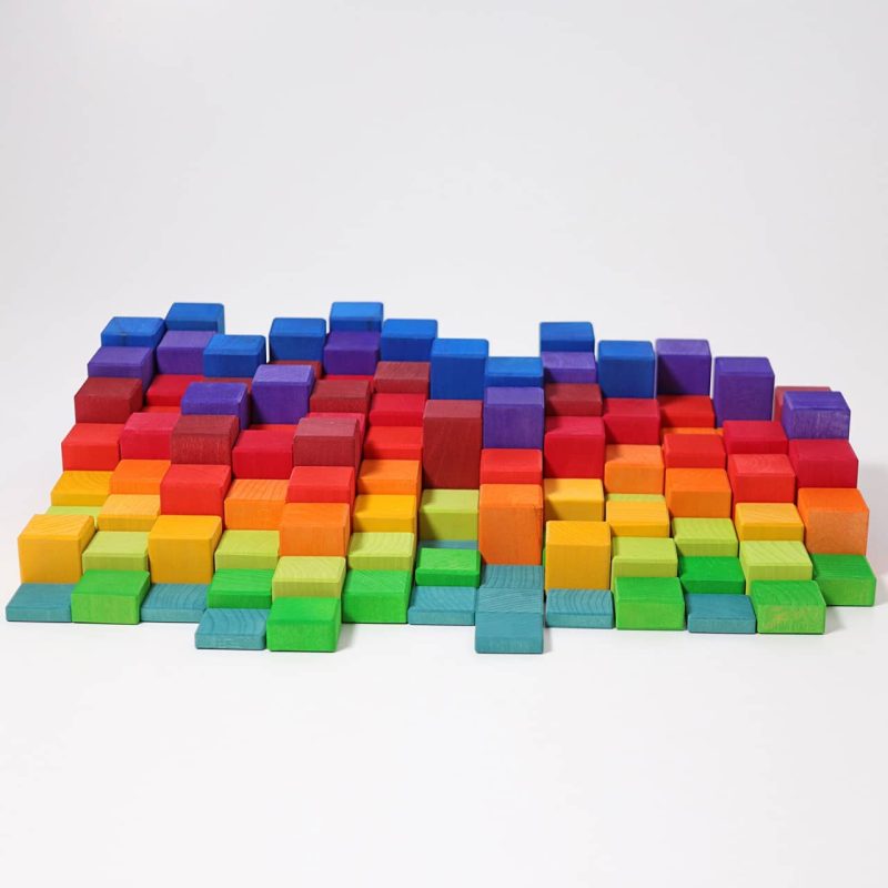 Blocs de calculs (100 morceaux) - Ensemble de construction 4 x 4 cm - Monde des nombres - Grimm's - LIVRAISON MI-AVRIL - Image 12