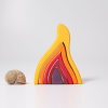 Ensemble de construction en bois empilable - Feu (petit) - Grimm’s