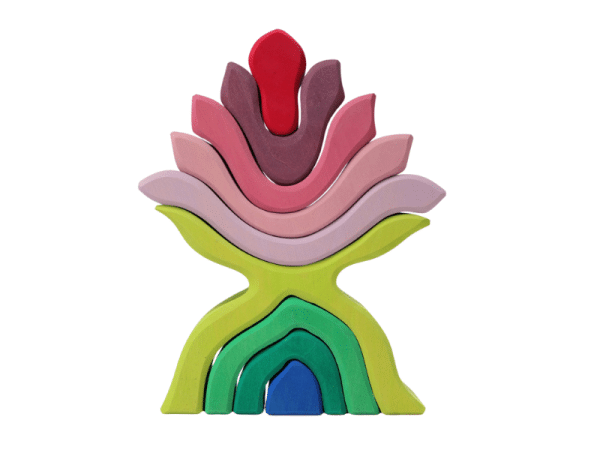 Fleur à empiler en bois - Grimm's