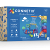 Connetix Tuiles Magnétiques - Ensemble Parcours de balles 66 Morceaux Arc-en-ciel
