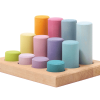 Cylindres de tri pastel (petit) 12 morceaux - Grimm’s