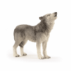 Loup gris hurlant - Papo