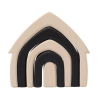 Maisons empilables monochromes 5 morceaux - Grimm's