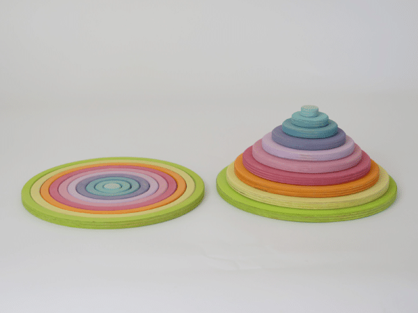Cercles et anneaux concentriques pastel - Grimm’s