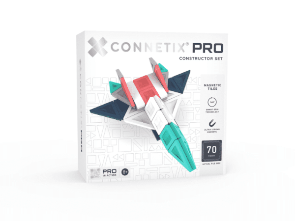 Connetix PRO Tuiles Magnétiques - Ensemble CONSTRUCTOR 70 morceaux