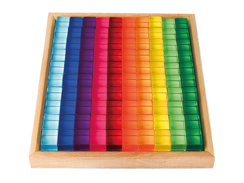 Cubes transparents (100) - Bauspiel