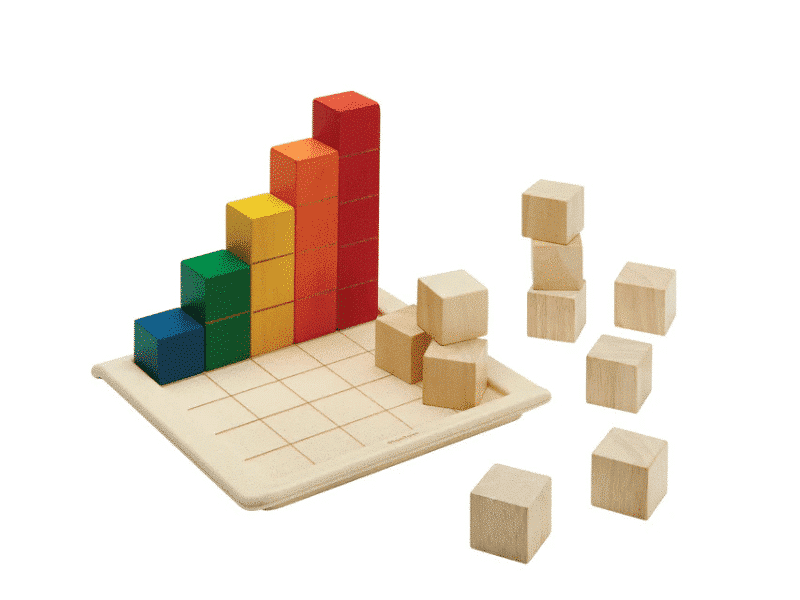 Blocs à Compter Colorés - Unité Plus - PlanToys