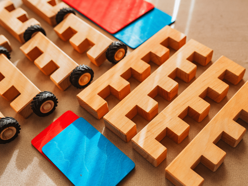 Ensemble de véhicules avec tuiles (16) - Bauspiel – Image 2