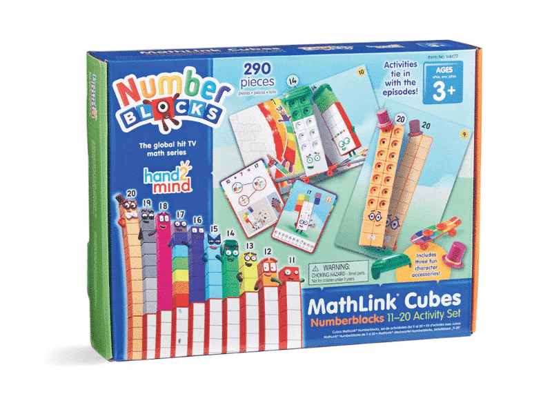 Numberblocks - Ensemble d'activités 11-20 avec Mathlink cubes