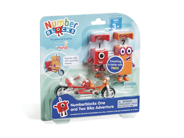 Numberblocks - Amis 1 et 2 avec bicyclette