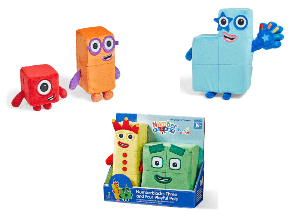 Numberblocks - Coffret Peluches 1 à 5