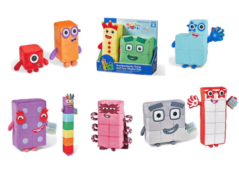 Numberblocks - Coffret Peluches 1 à 10