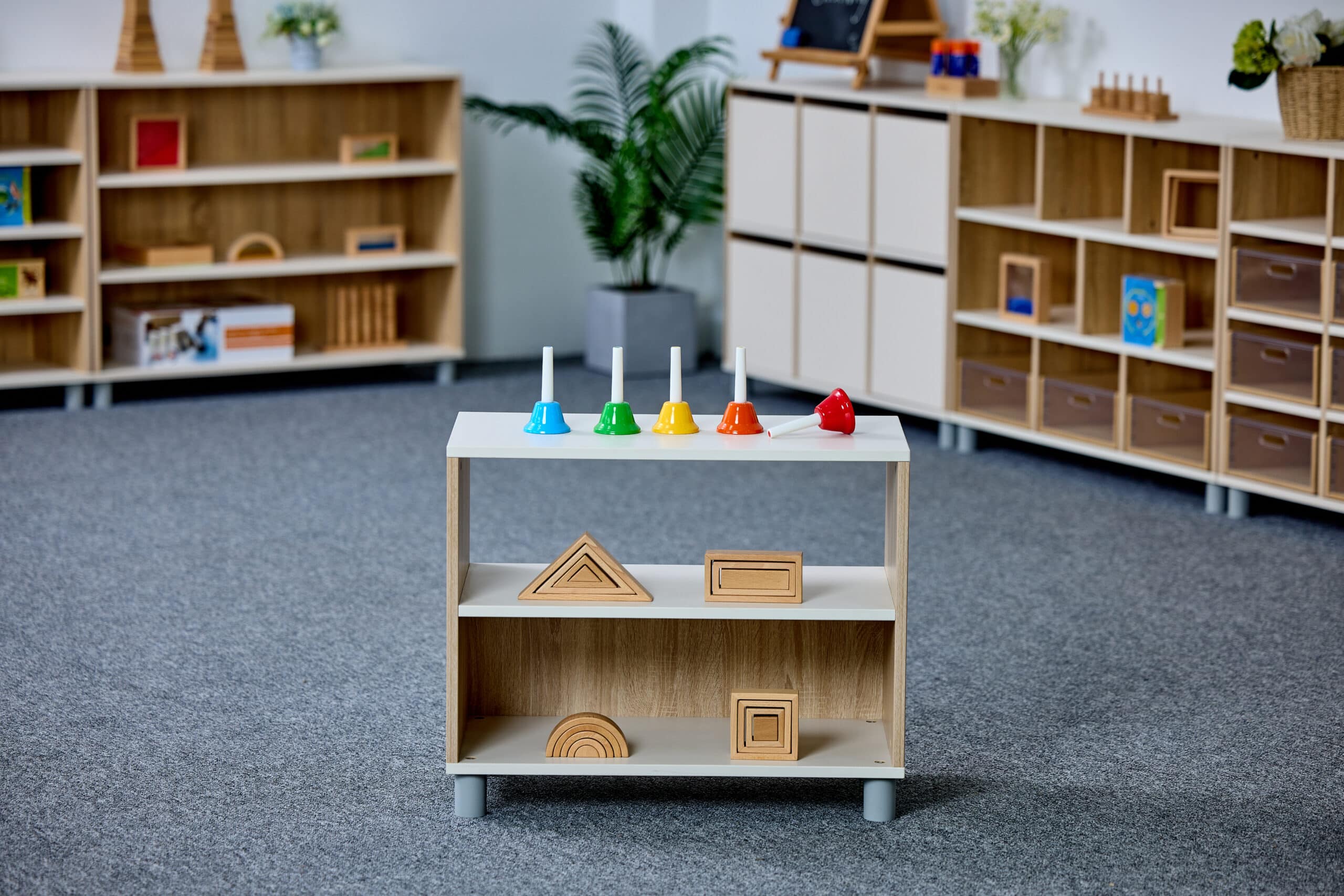 Meuble de rangement à dos semi-fermé - 2 étages – Image 6