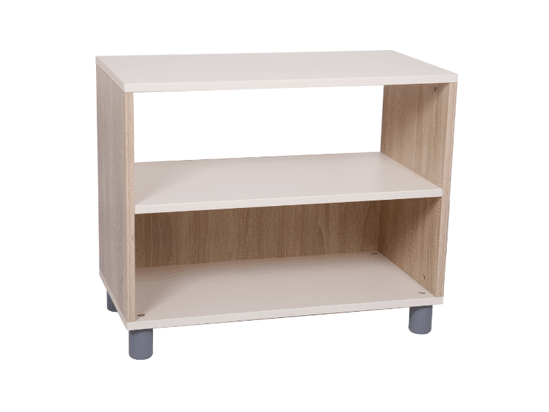 Meuble de rangement à dos semi-fermé - 2 étages