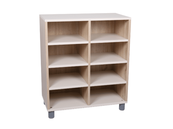 Meuble de rangement à dos fermé - 8 compartiments et 4 étages