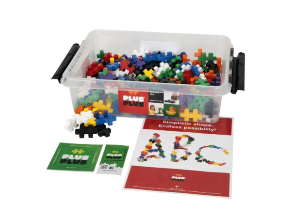 Ensemble Éducatif de 200 morceaux colorés (Gros) - Plus Plus