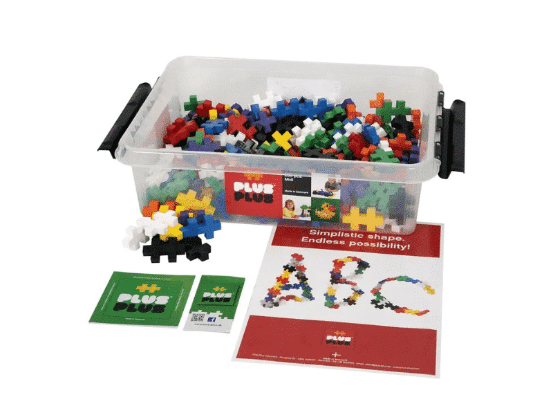 Ensemble Éducatif de 200 morceaux colorés (Gros) - Plus Plus