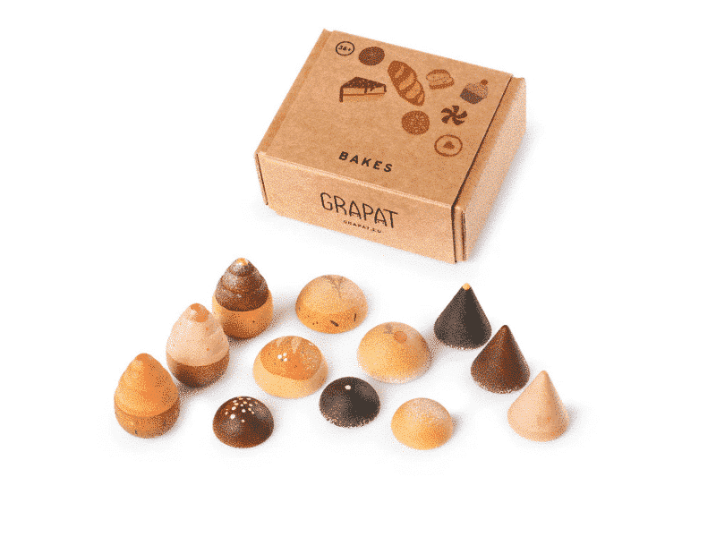 12 Pâtisseries en bois – Grapat