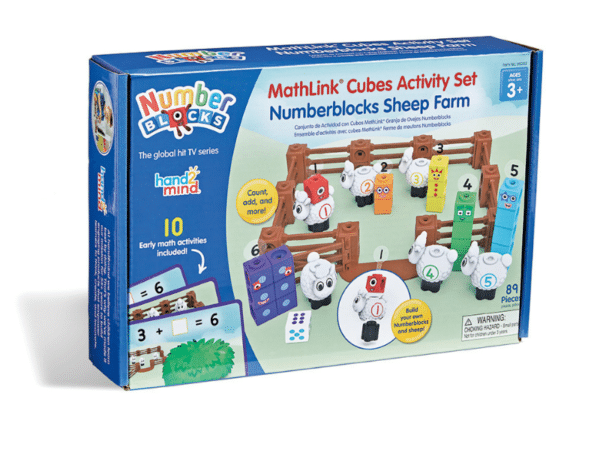 Numberblocks - Ensemble d’activité MathLink® Cubes – Ferme des moutons