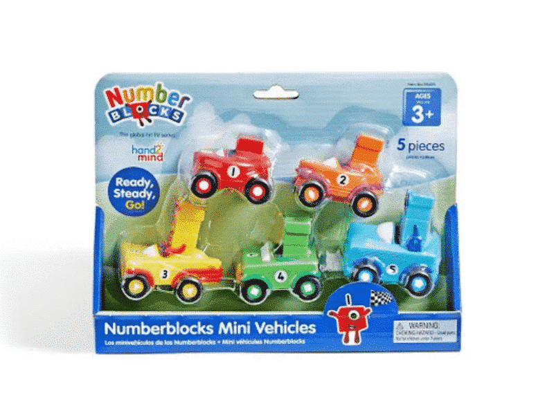 Numberblocks - Mini véhicules Un à Cinq