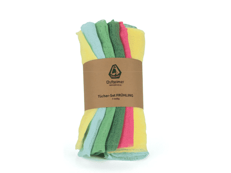 Ensemble de 5 foulards de jeu - Printemps - Ostheimer