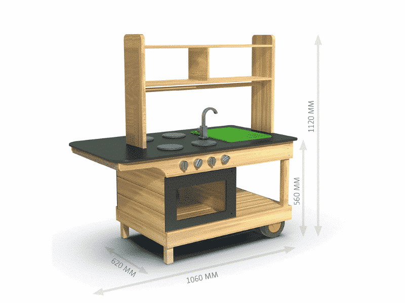 Cuisinette mobile - Beleduc