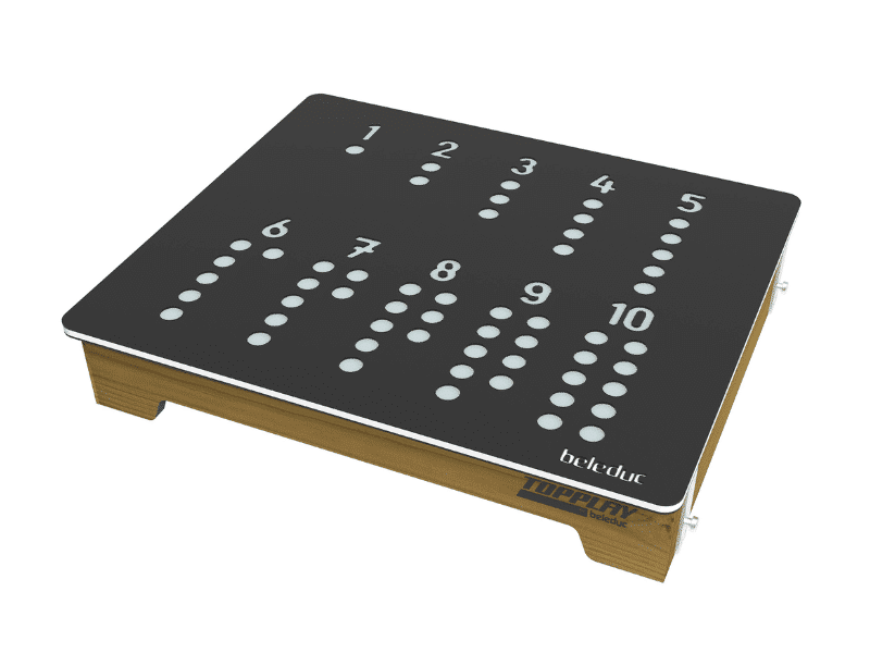 Plateau de jeu Mathématiques 1-10 - Beleduc