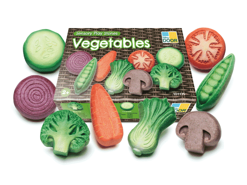 Légumes - Collection Sensory Play Stones - Yellow Door