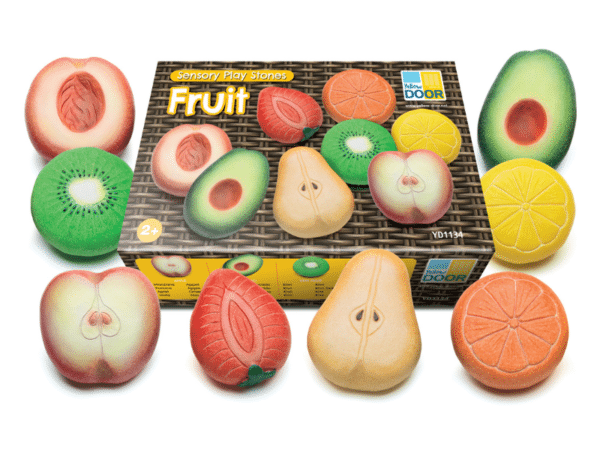 Fruits - Collection Sensory Play Stones - Yellow Door