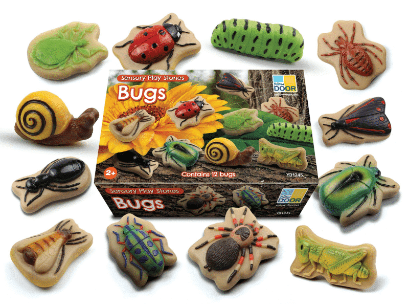 Insectes - Collection Sensory Play Stones - Yellow Door