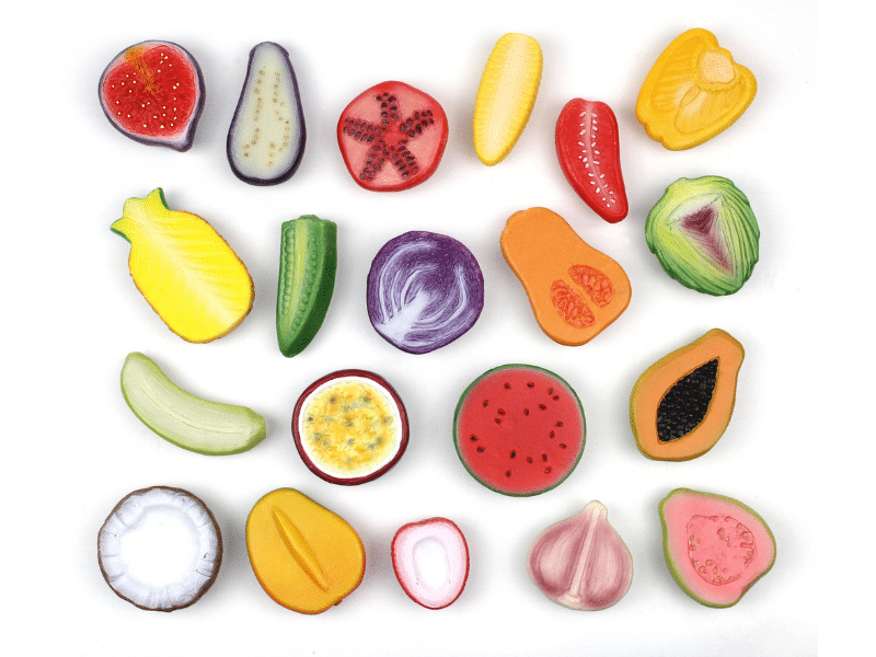 Fruits et légumes du monde - Collection Sensory Play Stones - Yellow Door – Image 8