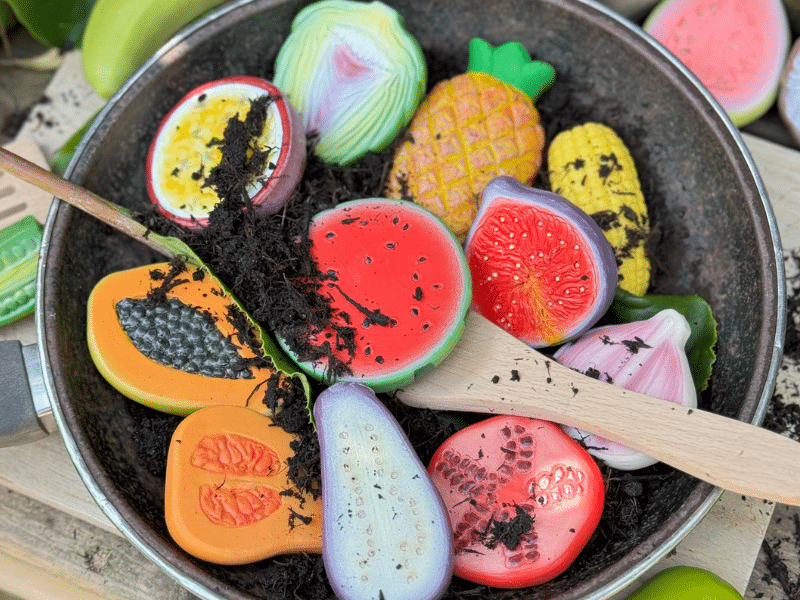 Fruits et légumes du monde - Collection Sensory Play Stones - Yellow Door – Image 4