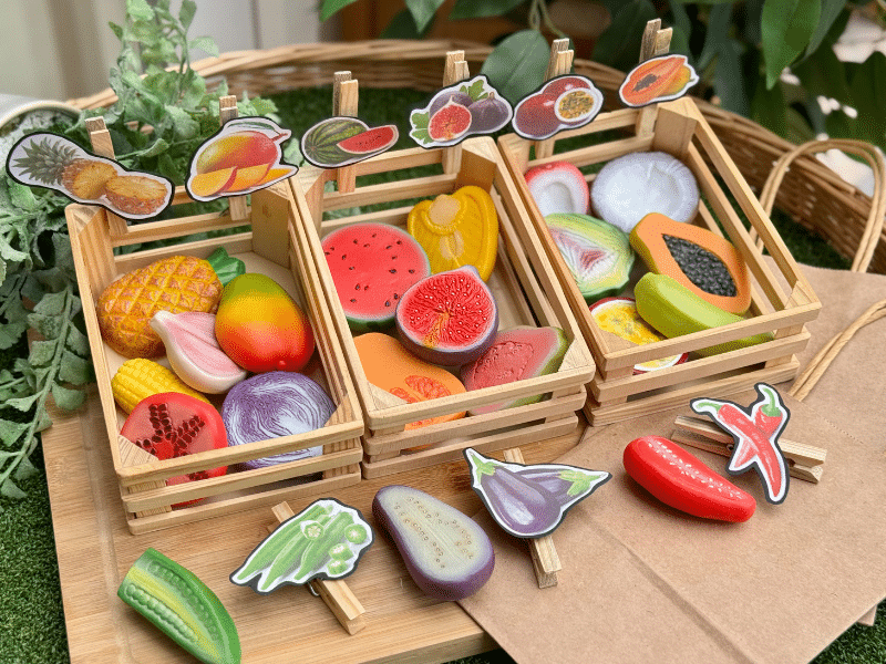 Fruits et légumes du monde - Collection Sensory Play Stones - Yellow Door – Image 12
