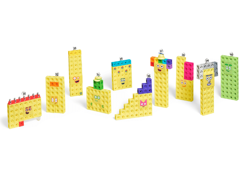 Numberblocks - Ensemble d'activités 31-40 avec Mathlink cubes – Image 3