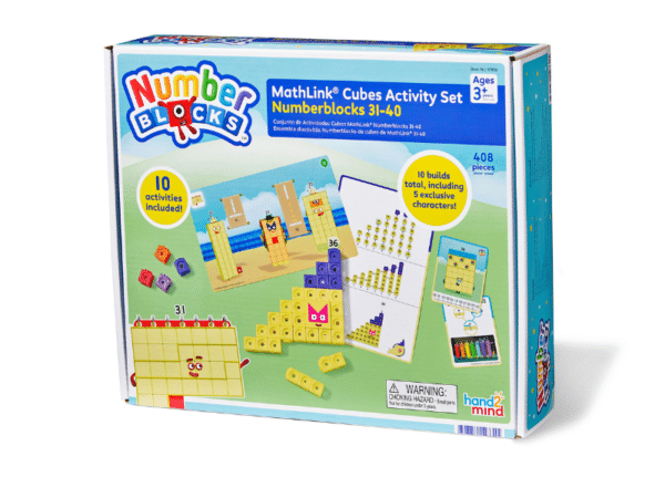 Numberblocks - Ensemble d'activités 31-40 avec Mathlink cubes