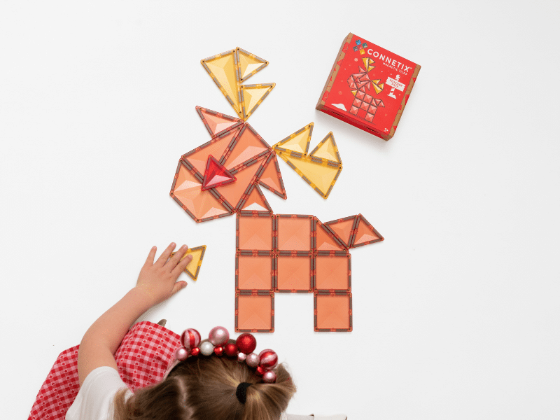 Connetix Tuiles Magnétiques - Ensemble Renne de Noël Édition limitée Noel 25 Mrx – Image 2