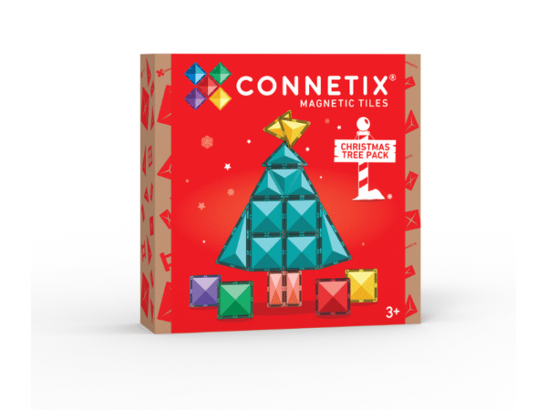 Connetix Tuiles Magnétiques - Ensemble Sapin de Noël Édition limitée Noel 16 Mrx