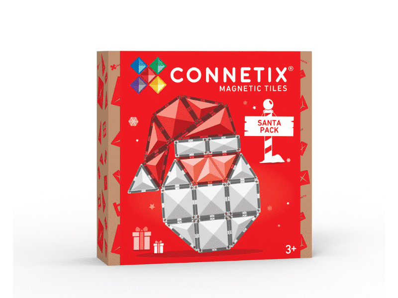 Connetix Tuiles Magnétiques - Ensemble Père Noël Édition limitée Noel 17 Mrx