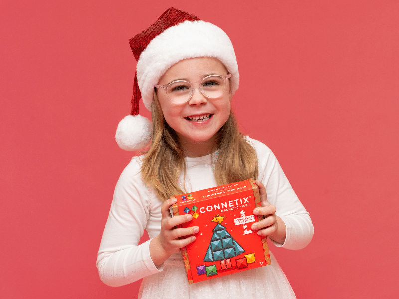 Connetix Tuiles Magnétiques - Ensemble Sapin de Noël Édition limitée Noel 16 Mrx – Image 4