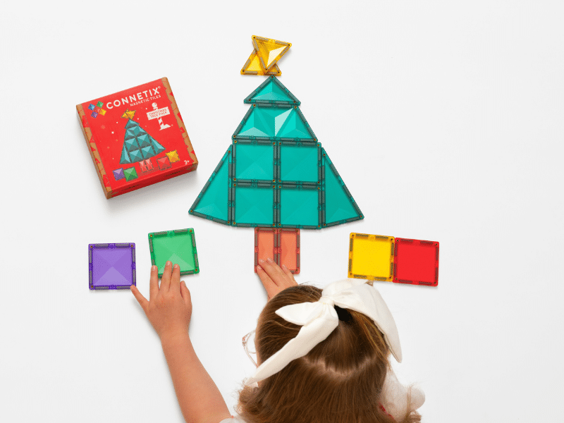 Connetix Tuiles Magnétiques - Ensemble Sapin de Noël Édition limitée Noel 16 Mrx – Image 2