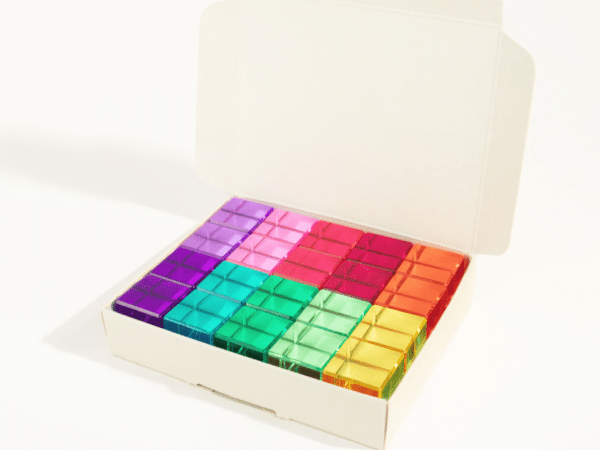 Cubes transparents pastel (20) - Bauspiel